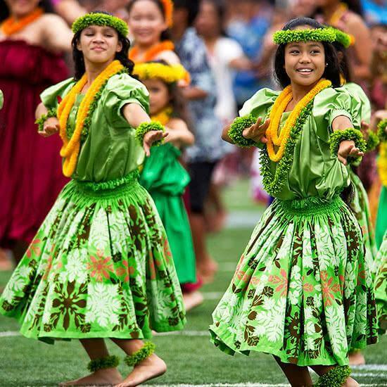 Bailarinas Hawaianas